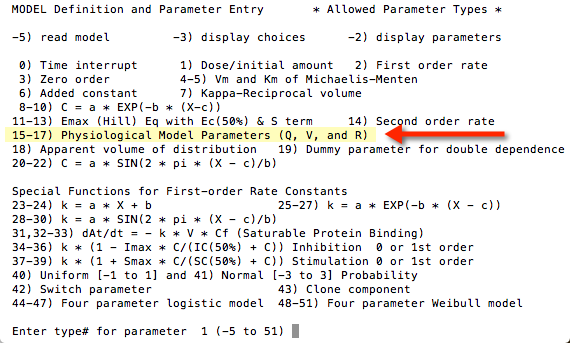 Boomer parameter choices